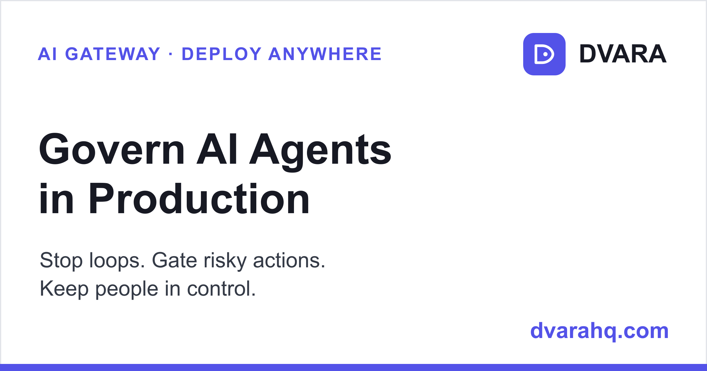 How to Govern AI Agents in Production