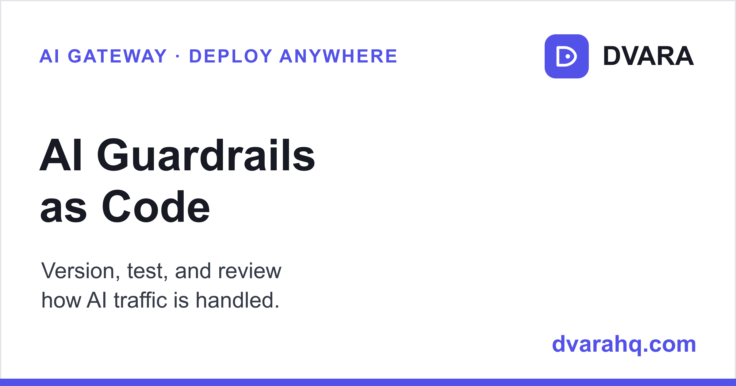 How to Manage AI Guardrails as Code
