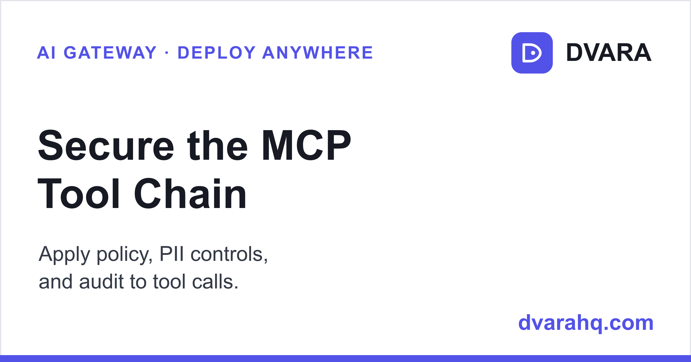 How to Secure MCP Tool Calls