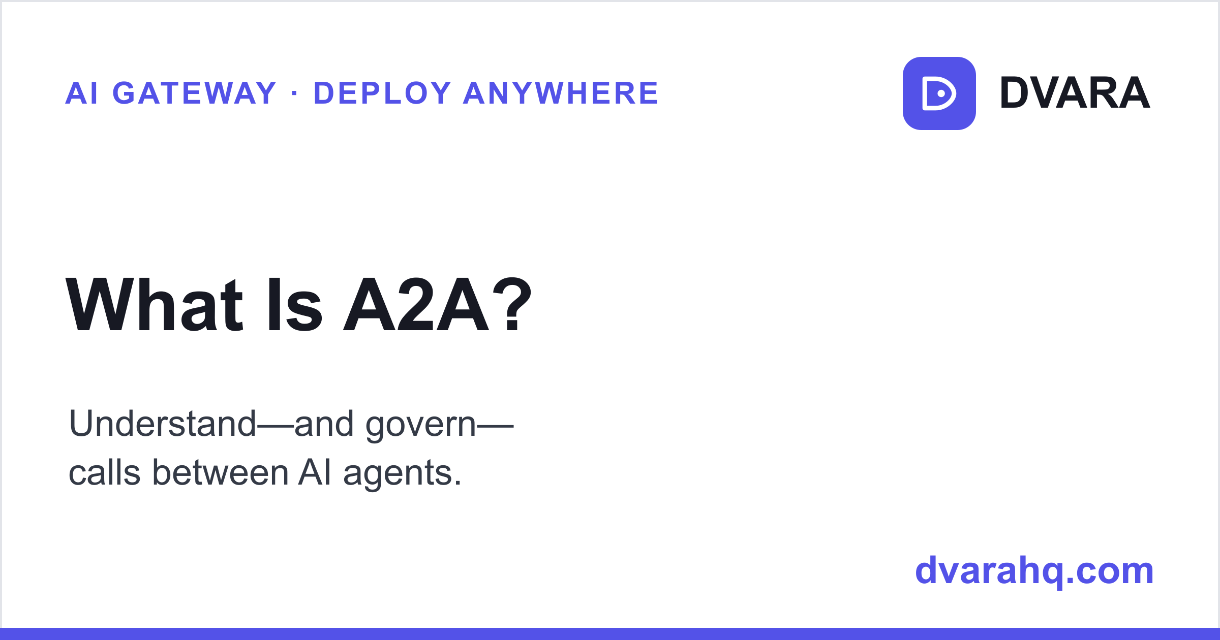 What Is Agent-to-Agent (A2A), and How Do You Govern It?